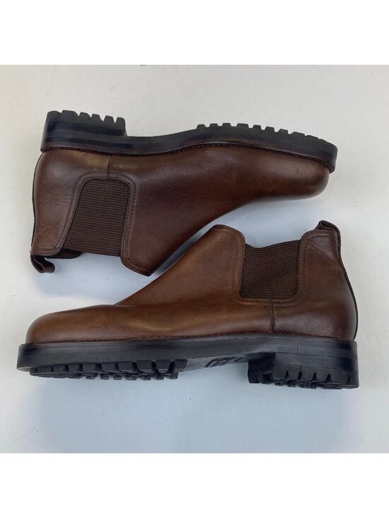 Polo Ralph Lauren Shoes - Polo Ralph Lauren  Boots Brown Leather  Woman's   Size  5.5 B Pull On